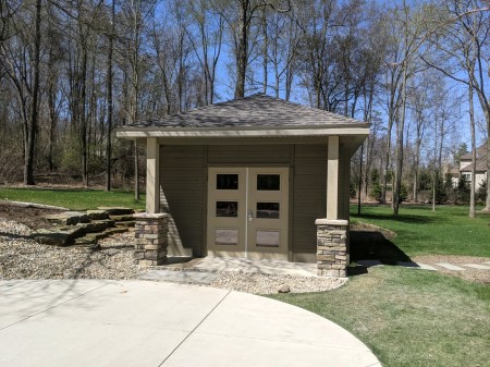 Pool house construction in jackson